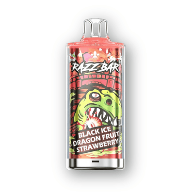 Puff RAZZ BAR 60K - Black lce Dragon Fruit Strawberry