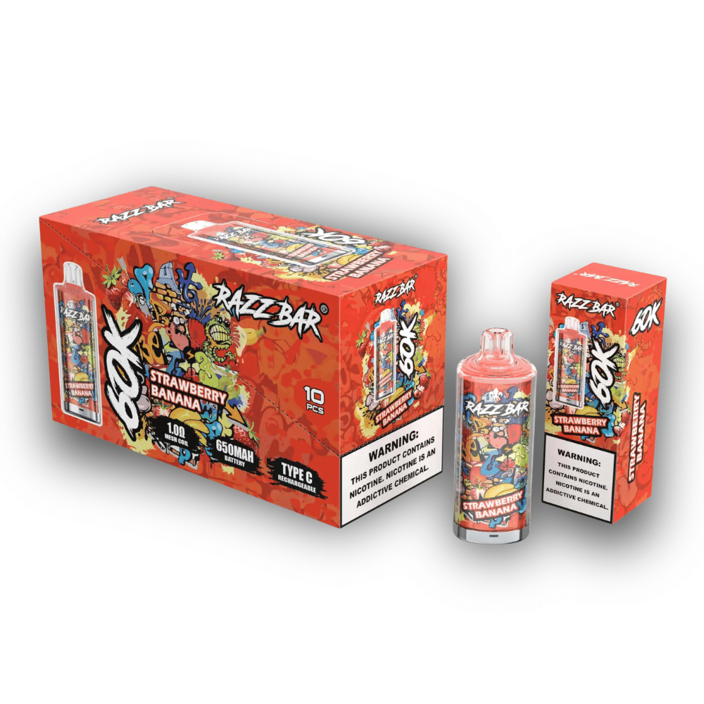 Puff RAZZ BAR 60K - Strawberry Banana